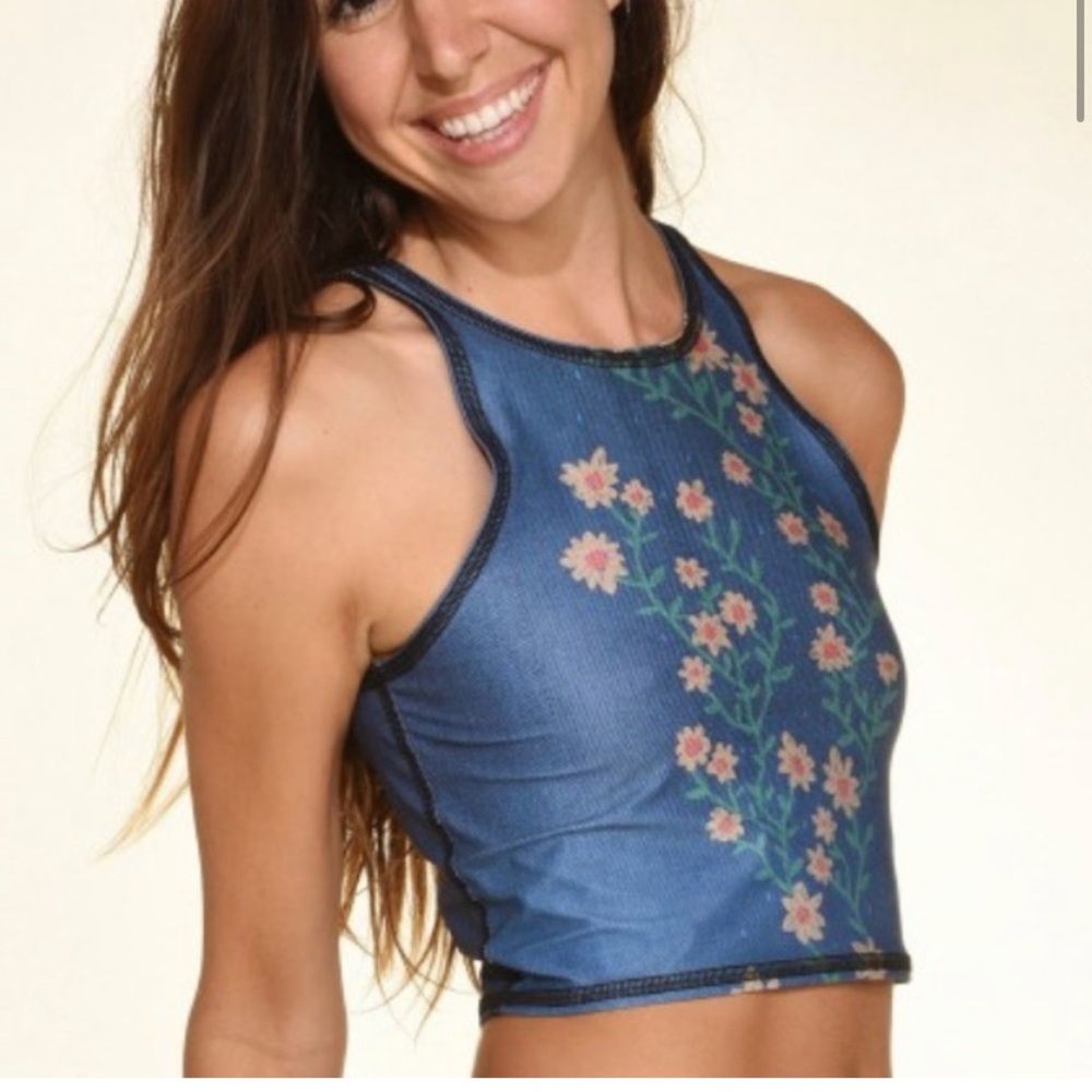 TEEKI Mermaid Sports Yoga Tank Top